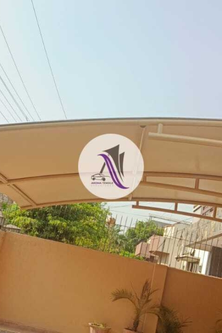 wall mount car parking shade