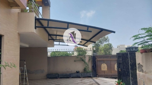 wall mount car parking shed