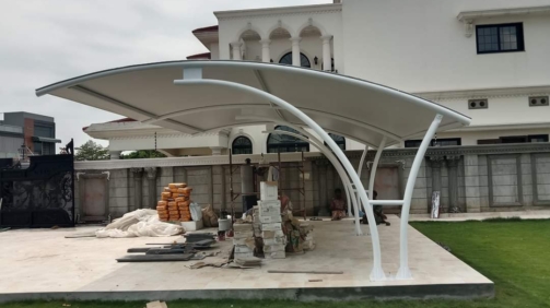 clean and best car parking shade maker