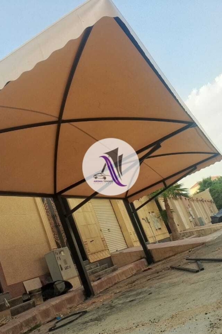 wall mount car parking shade